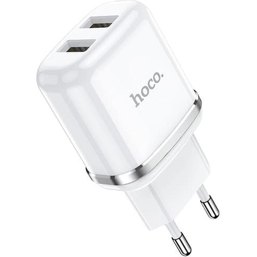Зарядное устройство Hoco N4 Aspiring 2 USB 2.4A (Белый)