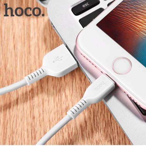 USB кабель Hoco X13 Easy Charge Lightning, длина 1,0 метр (Белый)