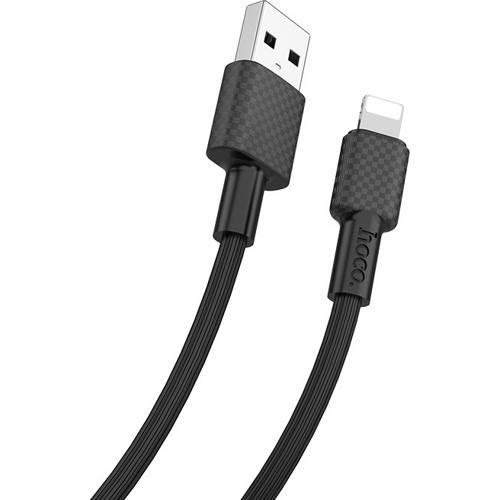 USB кабель Hoco X29 Superior Style Lightning, длина 1,0 метр (Черный)