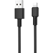 USB кабель Hoco X29 Superior Style Lightning, длина 1,0 метр (Черный) - фото