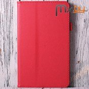 Чехол для Huawei MediaPad M3 Lite 8 кожаная книга красный  - фото