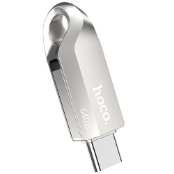 USB Flash Hoco UD8 64GB (Серебристый) - фото