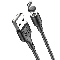 USB кабель Hoco X52 Sereno Lightning, длина 1 метр (Черный) - фото