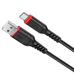 USB кабель Hoco X59 Victory Type-C, длина 1 метр Черный - фото