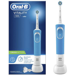 Электрическая зубная щетка Oral-B Vitality D100 Cross Action D100.413.1 Голубой - фото