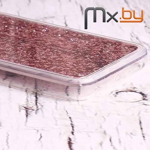 Чехол для iPhone Xs Max накладка (бампер) Аквариум Bow розовый