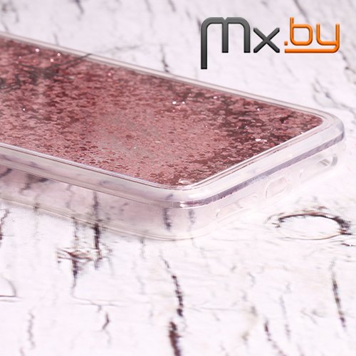 Чехол для iPhone Xs Max накладка (бампер) Аквариум розовый