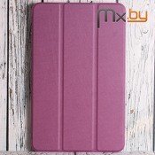 Чехол для Samsung Galaxy Tab E 9.6 книга JFK Case фиолетовый - фото