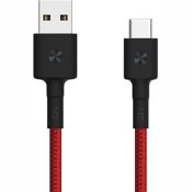 USB кабель ZMI Type-C длина 1,0 метр (Красный) - фото