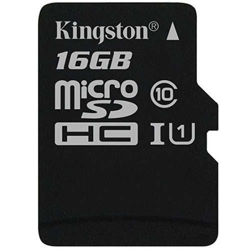 Карта памяти Kingston Canvas Select SDCS/16GBSP microSDHC 16GB Class 10 UHS-I U1 скорость 80 MB/s