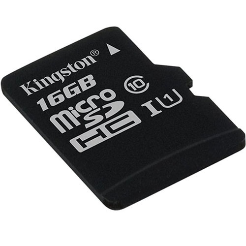 Карта памяти Kingston Canvas Select SDCS/16GBSP microSDHC 16GB Class 10 UHS-I U1 скорость 80 MB/s