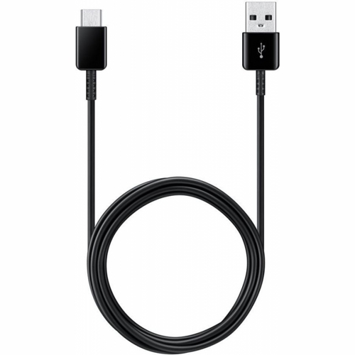 Комплект 2 шт USB кабеля Samsung Type-C для зарядки и синхронизации, длина 1,5 метра (Черный) 