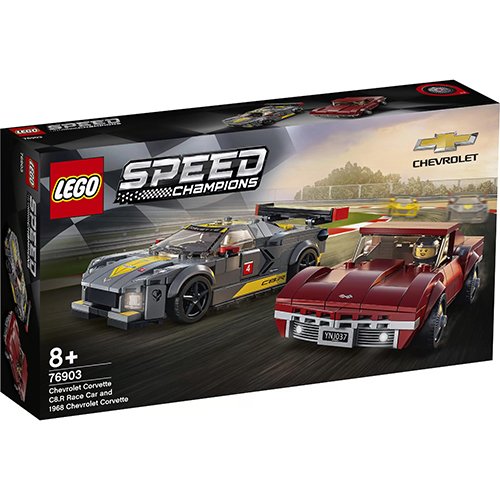 Конструктор Lego Speed Champions Chevrolet Corvette C8.R and 1968 Chevrolet 76903