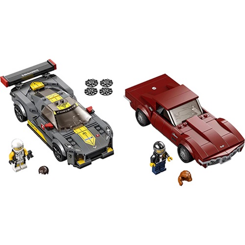Конструктор Lego Speed Champions Chevrolet Corvette C8.R and 1968 Chevrolet 76903