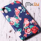 Чехол для iPhone Xs Max накладка (бампер) силиконовый Luxo Flowers Pion - фото