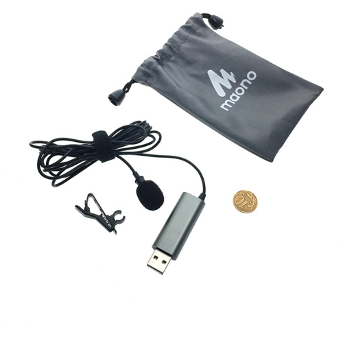Микрофон петличка Maono AU-411 USB