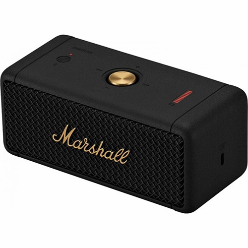 Портативная акустика Marshall EMBERTON Bluetooth 1005696 (Черный/Латунь)
