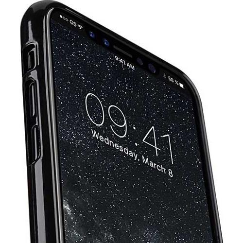 Чехол для iPhone X накладка (бампер) Melkco Poly Jacket TPU Case силиконовый черный матовый