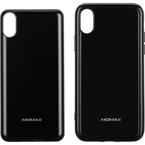 Магнитный чехол с внешним аккумулятором для iPhone X/Xs Momax Q.Power Pack Magnetic Wireless Battery Case 4000mAh (Черный)