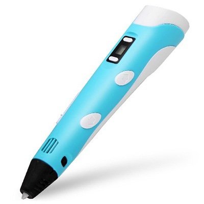 3D-ручка Myriwell RP-100B с LCD дисплеем 2-го поколения (голубая)
