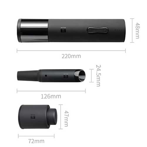 Набор для вина Xiaomi Huo Hou 4 in 1 Сorkscrew Set HU0090 (Черный) Набор для вина Xiaomi Huo Hou 4 in 1 Сorkscrew Set HU0090 (Черный)