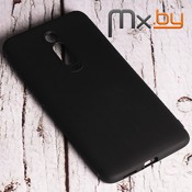 Чехол для Xiaomi Mi 9T накладка (бампер) силиконовый черный матовый - фото
