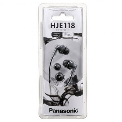 Наушники Panasonic RP-HJE118 GU-K черные