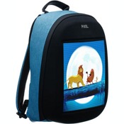 Рюкзак с LED-дисплеем Pixel Bag One V 2.0 Blue Sky (Голубой) - фото