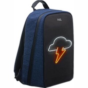 Рюкзак с LED-дисплеем Pixel Bag Plus V 2.0 Navy (Синий) - фото