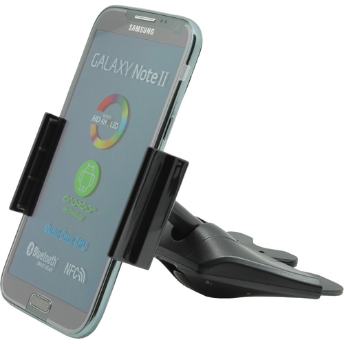 Автодержатель Ppyple CD-N5 универсальный в CD-слот для телефонов (Черный)