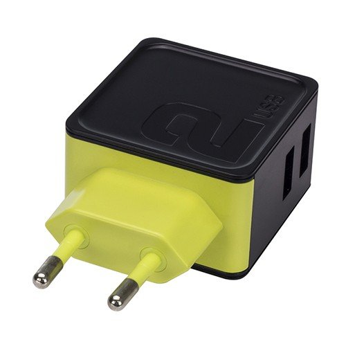Зарядное устройство Rock Sugar Travel Charger на 2 USB выхода 2.4A (RWC0239) черное
