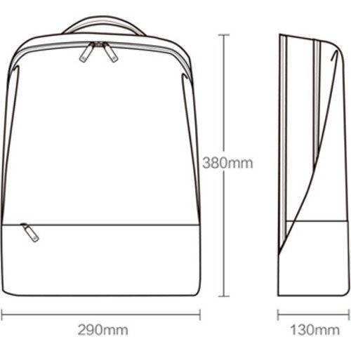 Рюкзак Mi 90 Points Urban Simple Backpack (Серый)