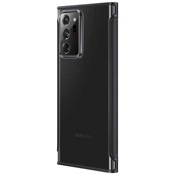 Чехол для Galaxy Note 20 Ultra накладка (бампер) Samsung Clear Protective Cover прозрачный/черный - фото
