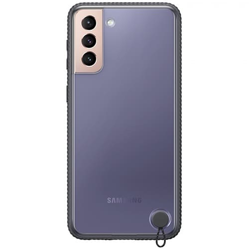 Чехол для Galaxy S21+ накладка (бампер) Samsung Clear Protective Cover прозрачно-черный