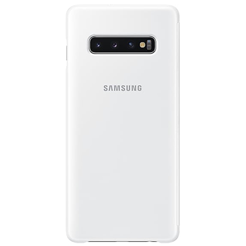 Чехол для Galaxy S10+ книга Samsung Clear View Cover белый