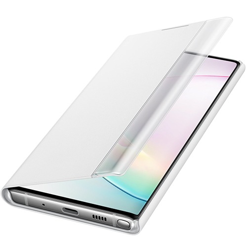 Чехол для Galaxy Note 10 книга Samsung Clear View Cover белый
