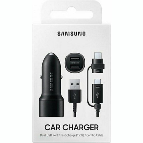 Автомобильное зарядное устройство Samsung EP-L1100W Type-C/Micro (Черный) 