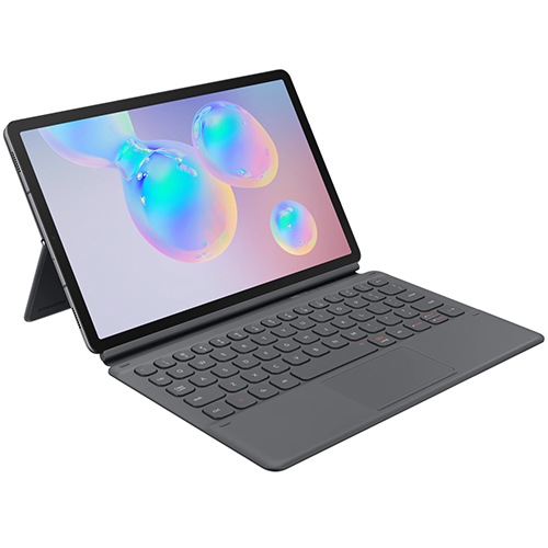 Чехол-клавиатура для Samsung Galaxy Tab S6 Keyboard Cover RU (Темно-серый)