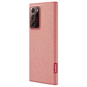 Чехол для Galaxy Note 20 Ultra накладка (бампер) Samsung Kvadrat Cover красный  - фото