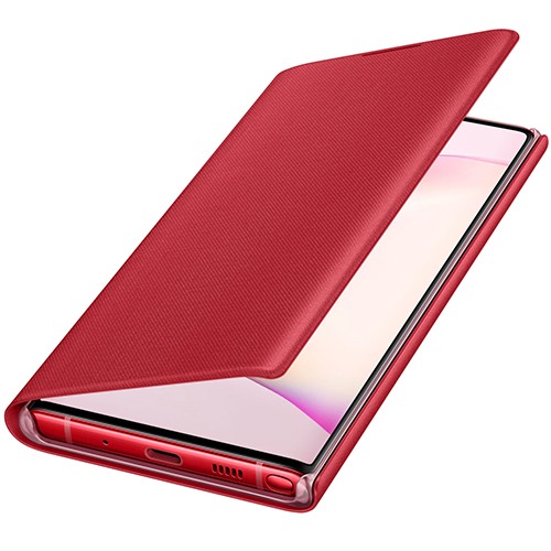 Чехол для Galaxy Note 10 книга Samsung LED View Cover красный 