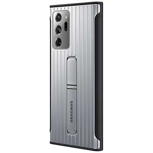 Чехол для Galaxy Note 20 Ultra накладка (бампер) Samsung Protective Standing Cover серебристый