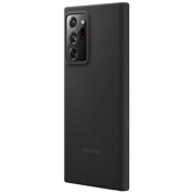 Чехол для Galaxy Note 20 Ultra накладка (бампер) Samsung Silicone Cover черный - фото