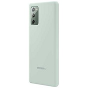 Чехол для Galaxy Note 20 накладка (бампер) Samsung Silicone Cover мятный - фото