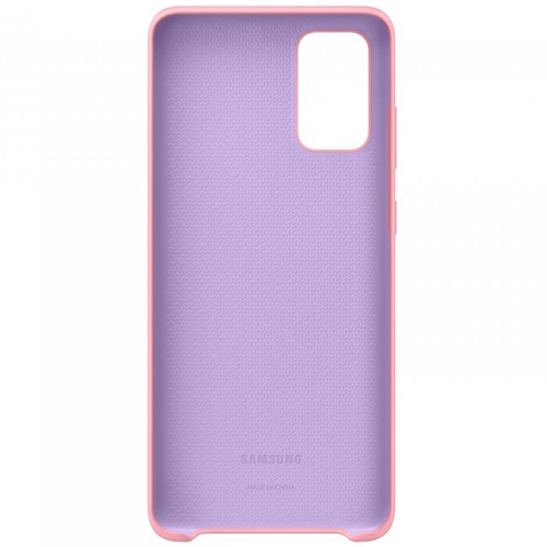 Чехол для Galaxy S20+ накладка (бампер) Samsung Silicone Cover розовый