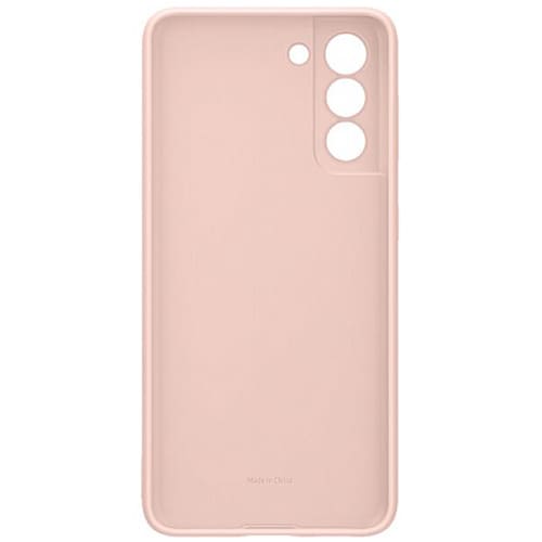 Чехол для Galaxy S21 накладка (бампер) Samsung Silicone Cover розовый