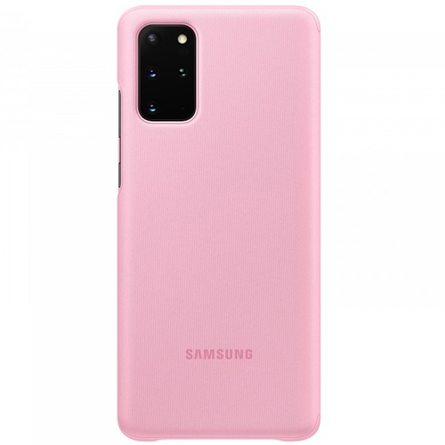 Чехол для Galaxy S20+ книга Samsung Smart Clear View Cover розовый