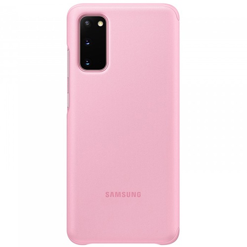 Чехол для Galaxy S20 книга Samsung Smart Clear View Cover розовый