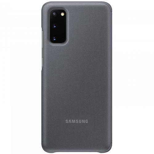Чехол для Galaxy S20 книга Samsung Smart Clear View Cover серый