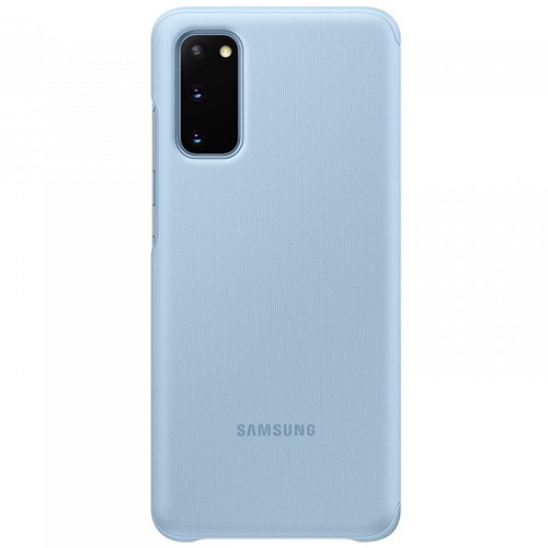 Чехол для Galaxy S20 книга Samsung Smart Clear View Cover небесно-голубой