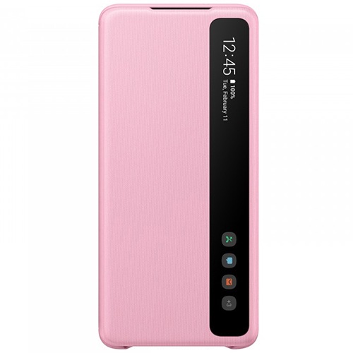 Чехол для Galaxy S20 книга Samsung Smart Clear View Cover розовый